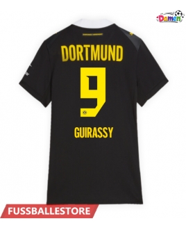 Günstige Borussia Dortmund Serhou Guirassy #9 Auswärtstrikot Damen 2026-27 Kurzarm